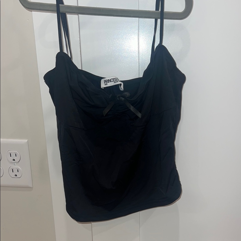 Princess Polly Black Tank Top